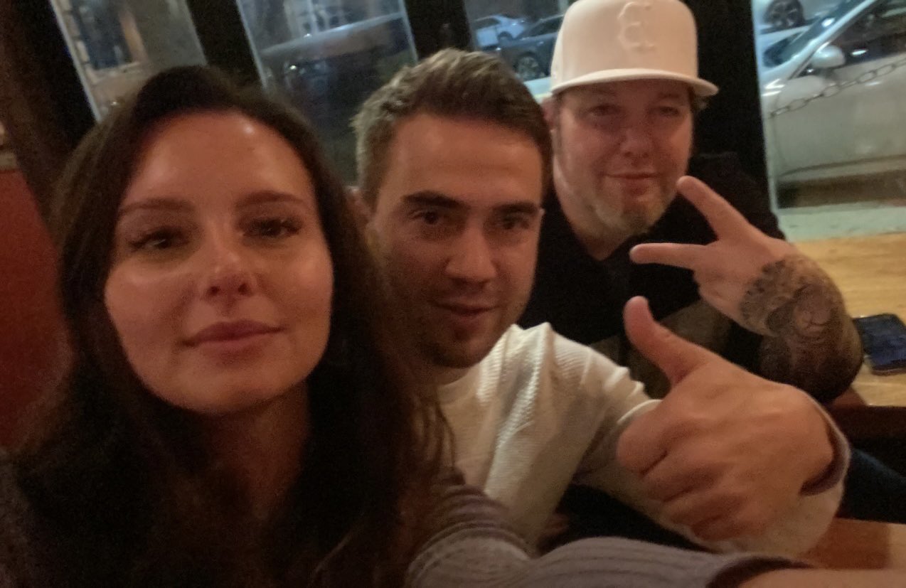 Dennis Ivy with Brad Traversy from Traversy Media and Sulamita