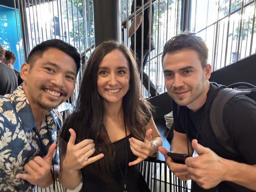 Dennis with Chris, Kapehe, and Sev