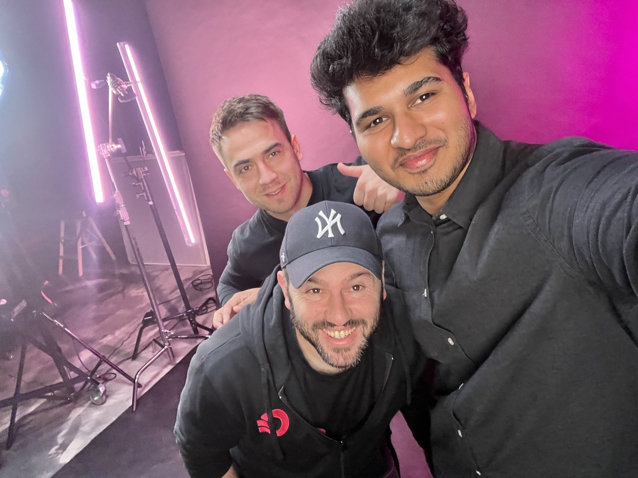 Dennis with Eldad and Christy